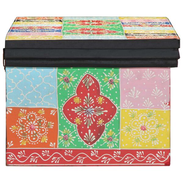 vidaXL TV-kaappi hyllyllä Monivärinen 80 x 30 x 22 cm Tekninen puu