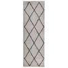vidaXL P&ouml;rr&ouml;matto PAMPLONA korkeanukka moderni beige/antras. 80x250 cm