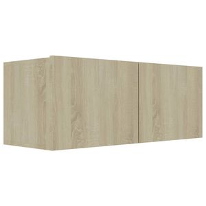 vidaXL TV-taso Sonoma-tammi 80x30x30 cm tekninen puu
