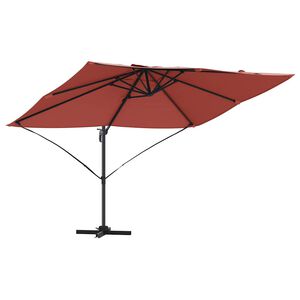 vidaXL Aurinkovarjo 351 x 250 x 260 cm Polyesteri ja alumiini