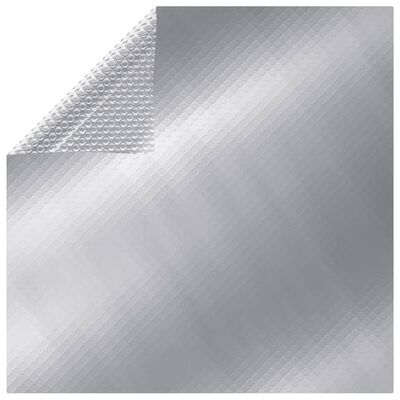 vidaXL Uima-altaan suoja hopea 549x274 cm PE