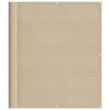 vidaXL Parvekesuoja beige 120x800 cm 100% polyesteri Oxford kangas