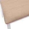 vidaXL Ruokatuolit 2 pcs Valkoinen 50 x 52,5 x 91 cm