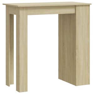 vidaXL Baarip&ouml;yt&auml; telineell&auml; Sonoma-tammi 102x50x103,5 cm tekninen puu
