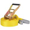 vidaXL Slackline/tasapainoliina 15m x 50mm 150 kg Keltainen