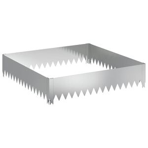 vidaXL Nurmireunus 100 x 100 x 20 cm Ter&auml;s Hopea
