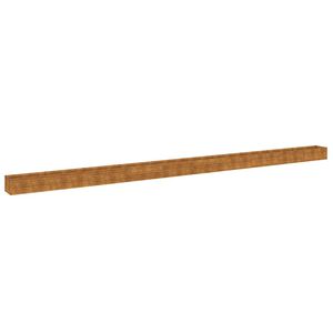 vidaXL Korotettu kukkalaatikko 960x50x36 cm Corten ter&auml;s