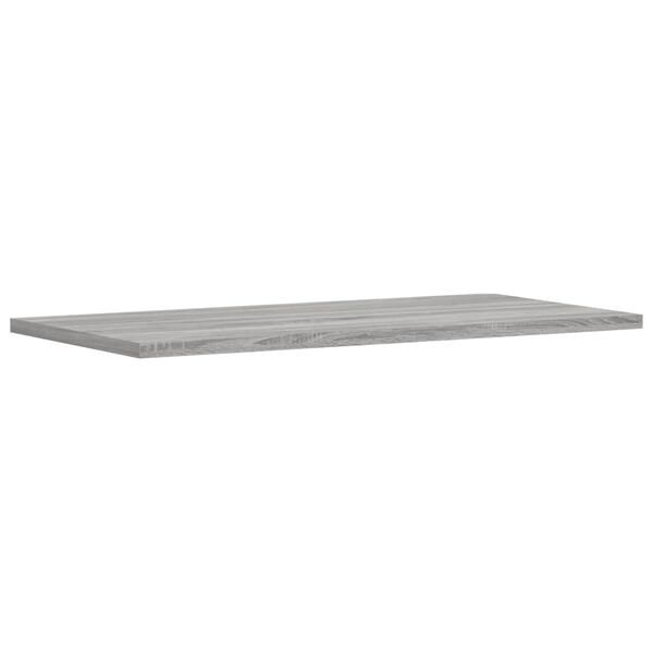 vidaXL Seinähyllyt 4 kpl harmaa Sonoma 60x30x1,5 cm tekninen puu