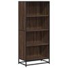 vidaXL Kirjahylly ruskea tammi 60x35x139 cm tekninen puu