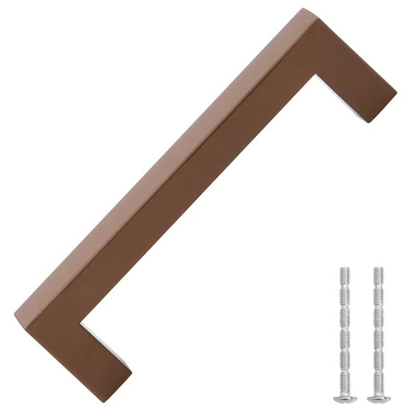 vidaXL Kaapin kahvat 10 kpl pronssi 128 mm ruostumaton ter&auml;s