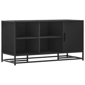 vidaXL Kenk&auml;penkki musta 100x40x53,5 cm suunniteltu puu ja metalli