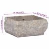 vidaXL Pesuallas harmaa 30x30x13 cm marmori