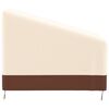vidaXL Puutarhalepotuolin suoja beige 79x97x48/74 cm 600D Oxford