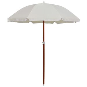 vidaXL Aurinkovarjo ter&auml;stolpalla 180 cm hiekka