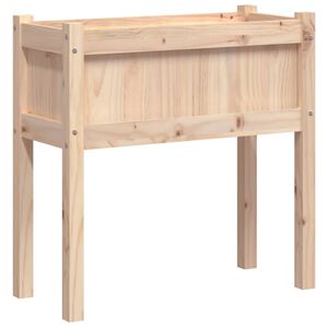 vidaXL Ulkokukkalaatikko jaloilla 70x31x70 cm t&auml;ysi m&auml;nty
