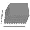vidaXL Uima-allas maamatto 12 pcs Harmaa 4,32 m&sup2; EVA-vaahtoa
