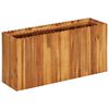 vidaXL Puutarhan korotettu kukkalaatikko 100x30x50cm t&auml;ysi akaasiapuu