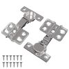 vidaXL Sarana 2 kpl Nikkeli 85 x 52,5 x 9,5 mm Rauta