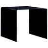 vidaXL Sohvap&ouml;yt&auml; musta 50x50x45 cm karkaistu lasi