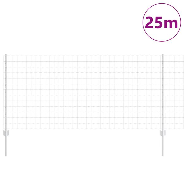 vidaXL Aita ja Tuki Hopea 1 x 25 m Ter&auml;s