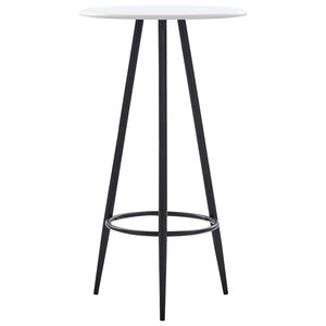 vidaXL Baarip&ouml;yt&auml; valkoinen 60x107,5 cm MDF