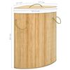 vidaXL Bambu kulmapyykkikori 60 l