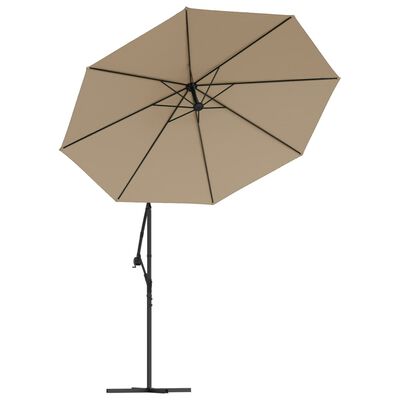 vidaXL Aurinkovarjon vaihtokangas taupe 300 cm