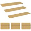 vidaXL Porrasmatot 15 kpl 76 x 20 cm Beige Polyesteri Suorakaide