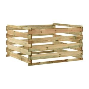 vidaXL Puutarhan komposti 120x120x70 cm kyll&auml;stetty m&auml;nty