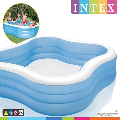 Intex Swim Center Uima-allas Beach Wave 229x229x56 cm