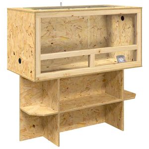vidaXL Terrarium Ruskea 100 x 50 x 100 cm OSB