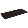vidaXL Kylpyhuoneen ty&ouml;taso t.ruskea 140x60x(2-4)cm k&auml;sitelty t&auml;yspuu