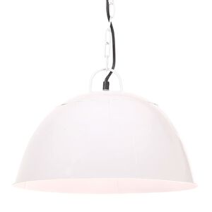 vidaXL Teollistyylinen riippuvalaisin 25 W valkoinen py&ouml;re&auml; 41 cm E27