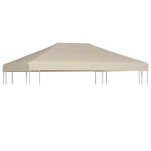 vidaXL Huvimajan katto 310 g/m&sup2; 4x3 m beige