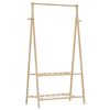 vidaXL Vaateteline hyllyill&auml; 96x45,5x150,5 cm bambu