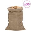 vidaXL Juuttis&auml;kit 30 kpl 60x105 cm 100% Juutti 340 gsm