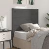 vidaXL Sängynpääty harmaa 96x4x100 cm täysi mänty