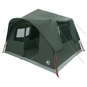 vidaXL Hetkiteltan Armivihre&auml; 365 x 380 x 200 cm Polyesteri ja ter&auml;s