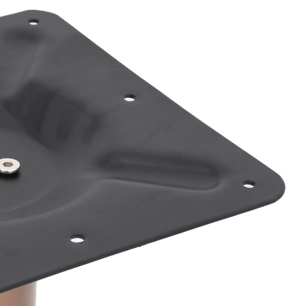 vidaXL Bistropöydän jalka messingin väri 70x40x72 cm ruostumaton teräs