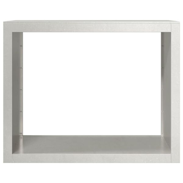 vidaXL Polttopuuteline 100x40x80 cm ruostumaton ter&auml;s