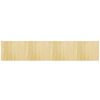 vidaXL Matto suorakaide vaalea luonnollinen 80x400 cm bambu