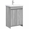 vidaXL Kylpyhuonekalustesetti Harmaa Sonoma 81 x 40 x 84,5 cm