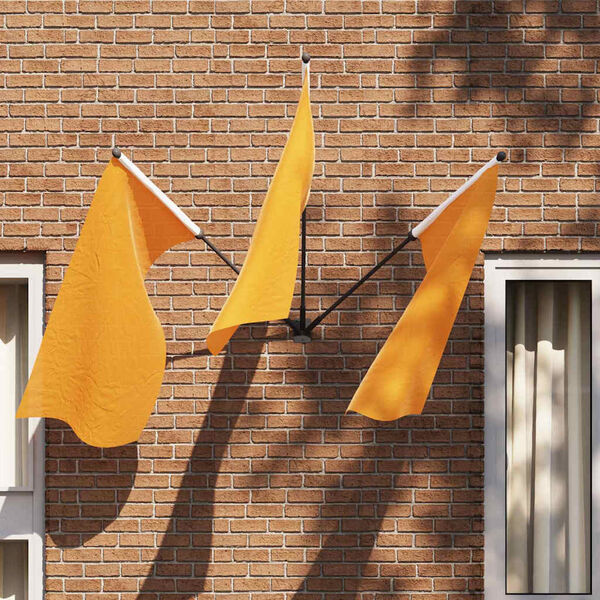 vidaXL Lippupylv&auml;&auml;n Pidike Musta 10.5 x 7.5 x 0.2 cm Ter&auml;s