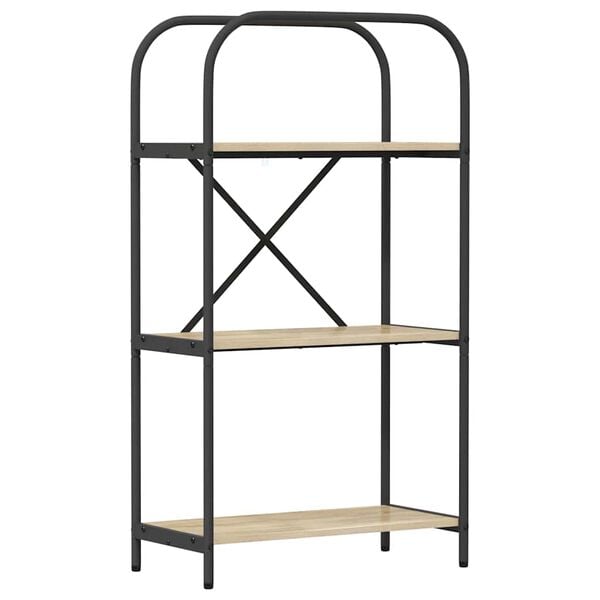 vidaXL Kirjahylly Sonoman tammi 60 x 30 x 109 cm Tekninen puu