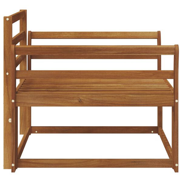 vidaXL Ulkotilan keskisohva Tihe&auml; akasiapuu Luonnollinen