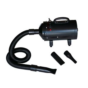 vidaXL Koiran turkinkuivaaja 3 suutinta musta 2400 W