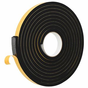 vidaXL Itsekiinnittyv&auml; vaahtoteippi 10 kpl Musta 20mm x 5m CR-vahto