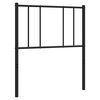 vidaXL Metallinen vaihtop&auml;&auml;ty musta 100 cm