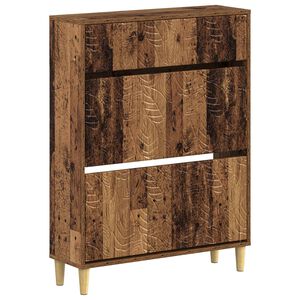 vidaXL Kenk&auml;kaappi DELFT 78 x 24 x 103 cm Tekninen puu Vanha puu