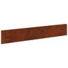 vidaXL Nurmireunus 20 pcs 100 x 18 cm Ter&auml;s Ruosteinen